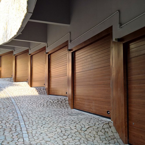 porte garage basculanti tinta legno