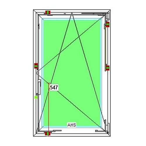 Finestra PVC 1 Anta per configuratore prezzi finestre in pvc